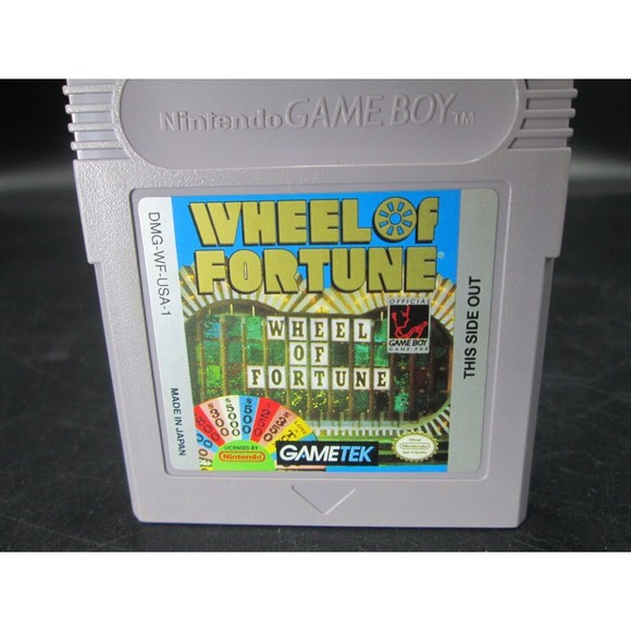 Wheel of Fortune (Nintendo Game Boy, 1990) - Cartridge‎ - Picture 3 of 5